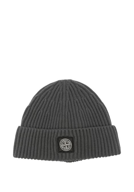 beanie full rib uomo grigio piombo STONE ISLAND | K2S15 N100002 S00C3V0062